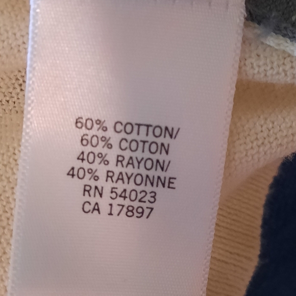 Banana Republic Cream and Black Cardigan Sweater - Picture 8 of 9